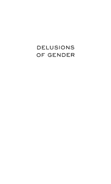 Delusions of gender cover
