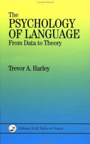 The psychology of language cover