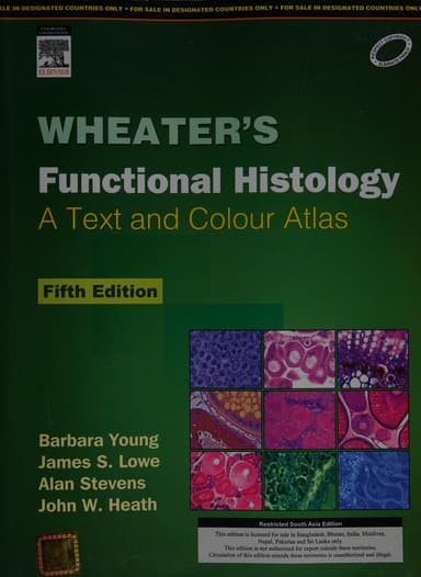 Wheater's functional histology cover