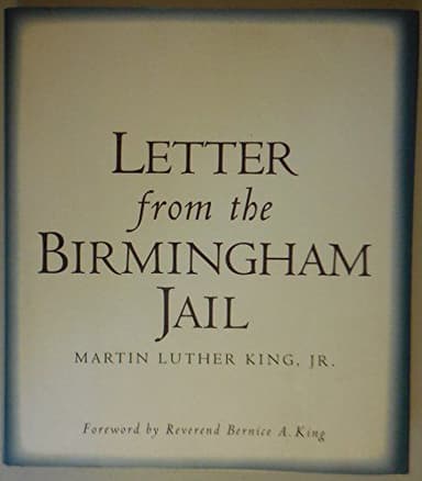 Letter from the Birmingham jail cover