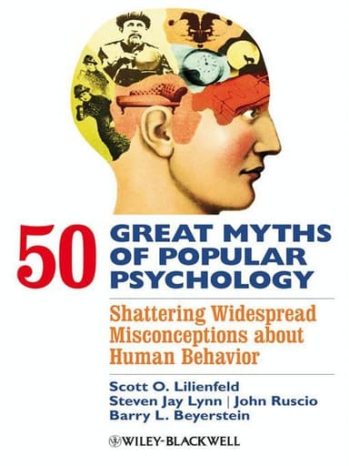 50 Great Myths of Popular Psychology cover