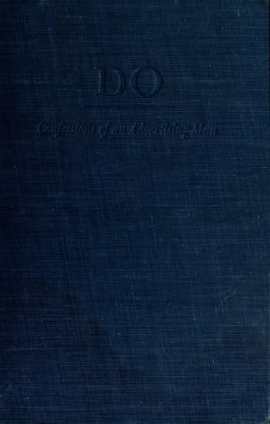 Confessions of an advertising man cover