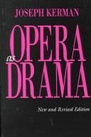 Opera as drama cover