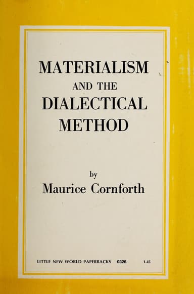 Dialectical materialism cover