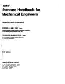 Marks' Standard Handbook for Mechanical Engineers cover