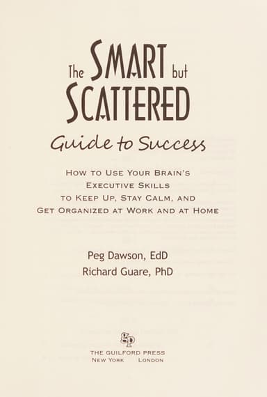 The smart but scattered guide to success cover