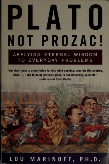 Plato, not Prozac! cover