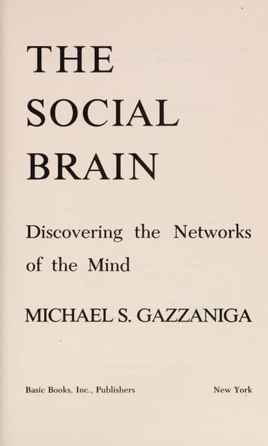 The social brain cover
