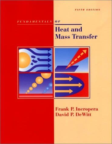 Fundamentals of heat and mass transfer cover