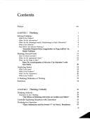 Thinking critically cover