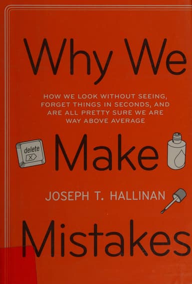 Why we make mistakes cover