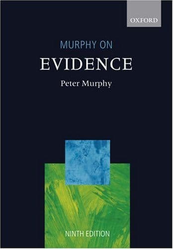 Murphy on evidence cover