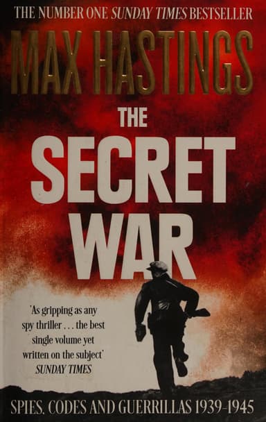The Secret War cover