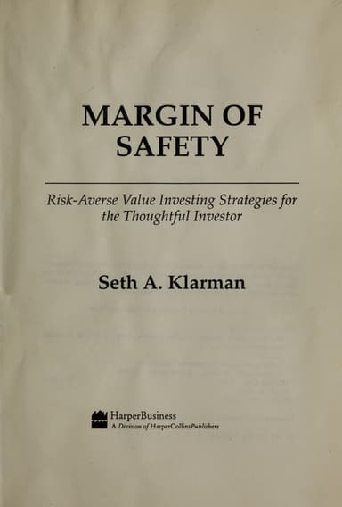Margin of safety cover