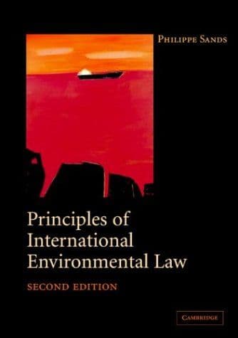 Principles of international environmental law cover
