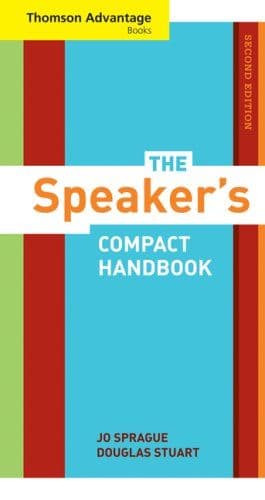 The speaker's compact handbook cover