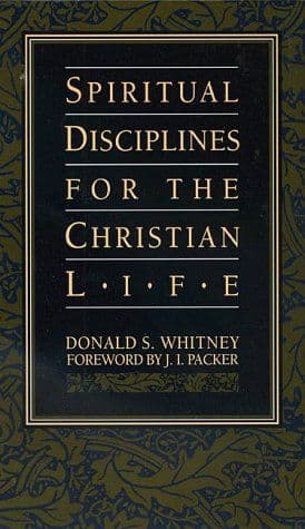 Spiritual disciplines for the Christian life cover