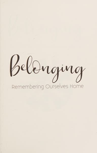 Belonging cover