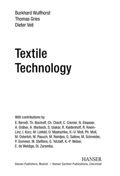 Textile Technology cover
