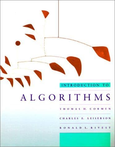 Introduction to Algorithms cover