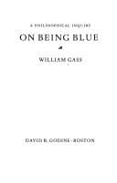 On being blue cover