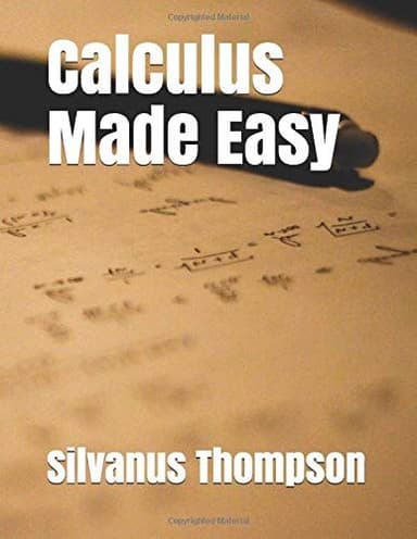 Calculus Made Easy cover