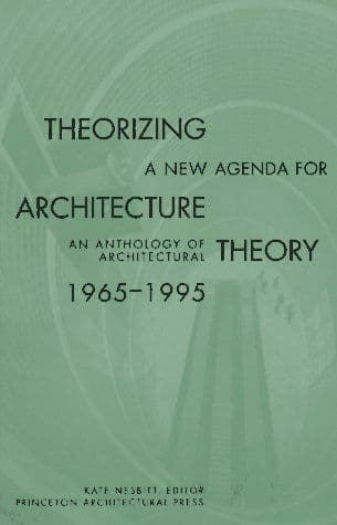 Theorizing a New Agenda for Architecture cover