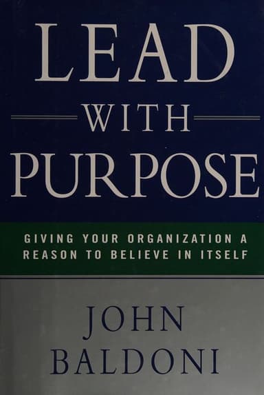 Lead with purpose cover