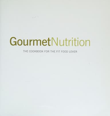 Gourmet Nutrition cover