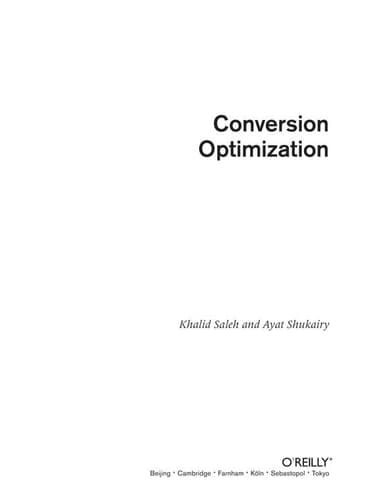 Conversion optimization cover