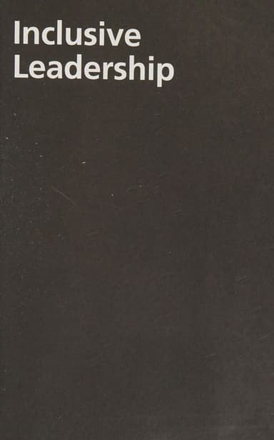 Inclusive Leadership cover