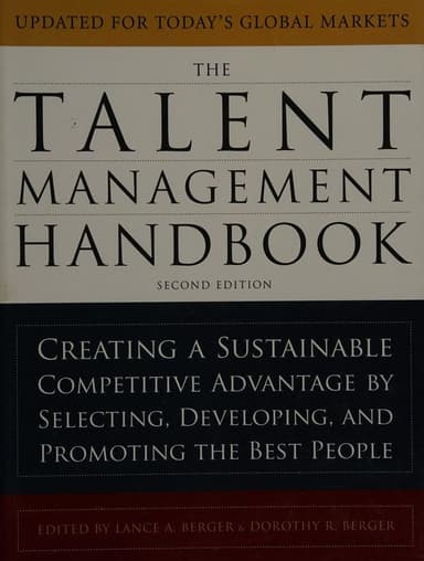 The talent management handbook cover