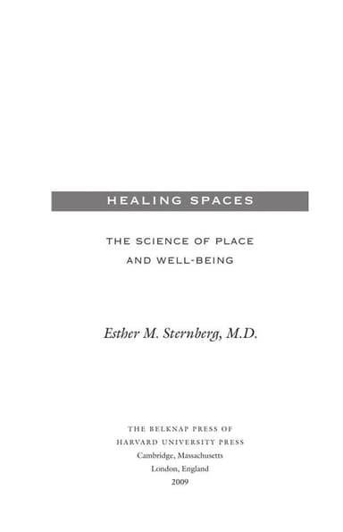 Healing spaces cover
