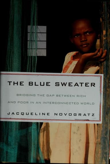The blue sweater cover