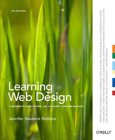 Learning web design cover