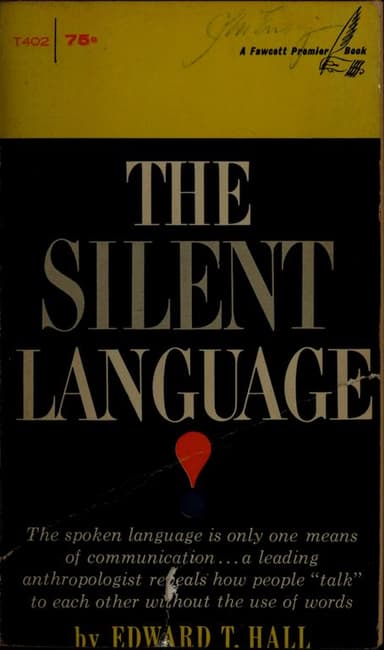 The silent language cover