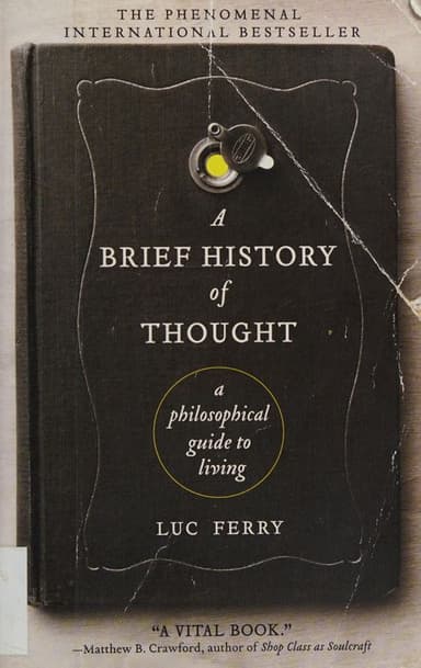 A brief history of thought cover
