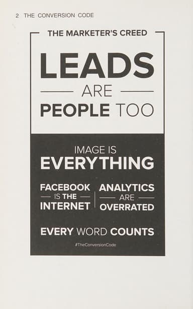 The conversion code cover