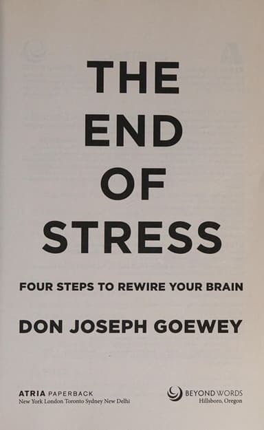 The end of stress cover