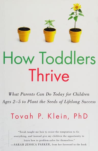 How toddlers thrive cover