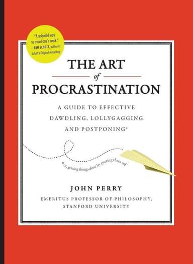 The art of procrastination cover