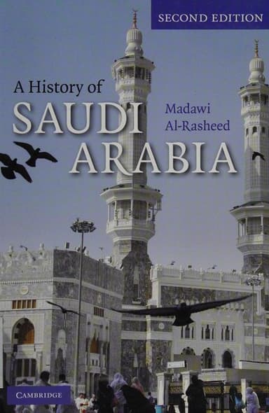 A history of Saudi Arabia cover
