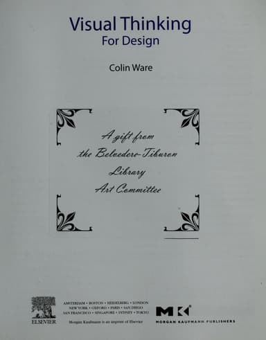 Visual thinking for design cover