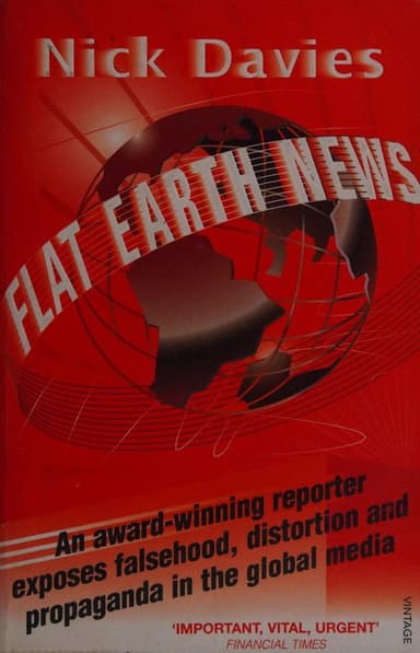 Flat Earth news cover
