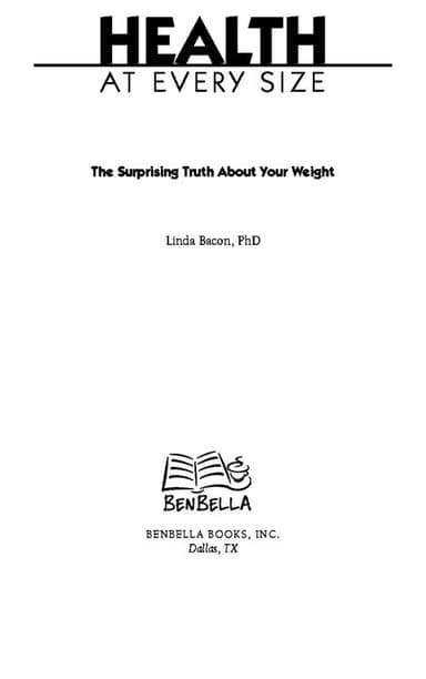 Health at every size cover