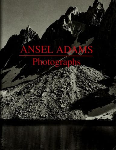 Ansel Adams cover