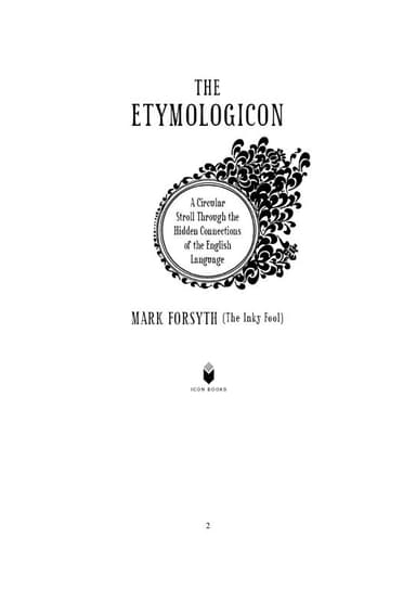 The Etymologicon cover