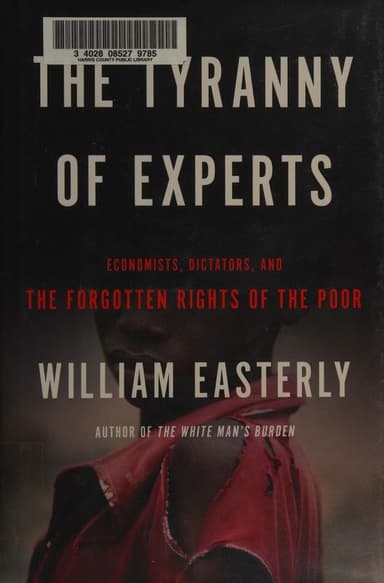 The tyranny of experts cover