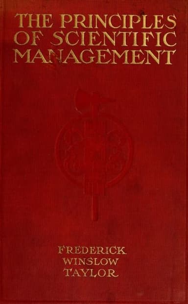 The Principles of Scientific Management cover