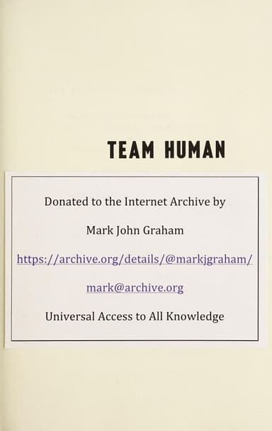 Team human cover